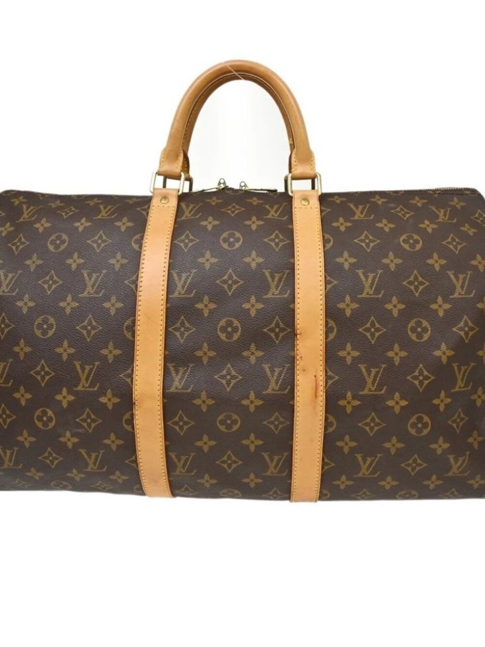 LOUIS VUITTON KEEPALL 50 TRAVEL HANDBAG MONOGRAM